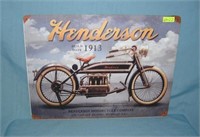 Henderson factory racer motorcycle retro style adv