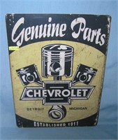 Cevrolet genuine parts retro style advertising sig