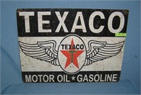 Texaco motor oil and gasoline retro style advertis