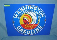 Washington Chief gaasoline retro style advertising