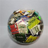 Huge Bowl Full of Cool Vintage Matches Match Books