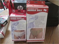 Two Hernia Support Belts, Size Medium