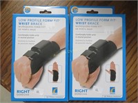 Two New, Medium Right Wrist Braces