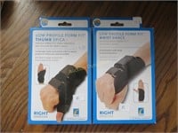 New Thumb Splint and Wrist Brace, Medium