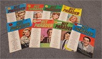 (8) 1950-53 "Hit Parader" Magazine