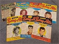 (7) Song Hits Magazine + 1950s