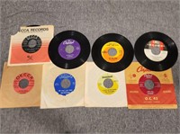 (8) Tex Williams 45s