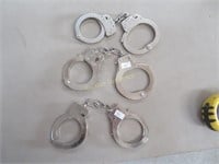 Three Pair of Handcuffs, no keys