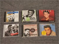 (6) Sealed Elvis CDs