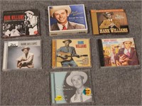 (7) Sealed Hank Williams CDs