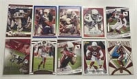 10 NFL Sports Cards - All Cardinals