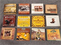 (12) Country "Hits" Boxed CD/Sets