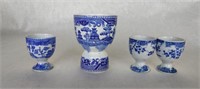 Japanese Blue & White Egg Cups