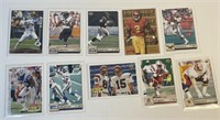 10 NFL Sports Cards - Keyshawn Johnson & others