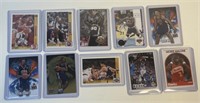 10 NBA Sports Cards - Ewing, Garnett, & others