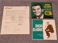 (2) Dick Clark 45s W/Letter