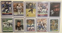 10 NFL Sports Cards - Fitzgerald, Simms & others