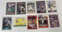 10 MLB Sports Cards - Strawberry and others