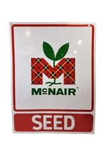 Antique McNair Seed Sign 30" x 40"