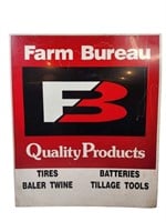 Farm Bureau Quality Products Sign Double-sided