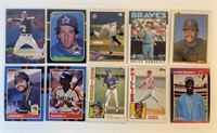10 MLB Sports Cards - Benedict, Edred and others