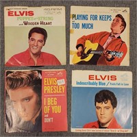 (4) Elvis 45s