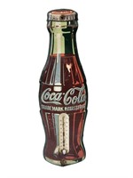 Coca-Cola Trademark Thermometer  17" x 5"