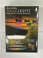 BELL HOWELL SOLAR WALL/FENCE LIGHTS