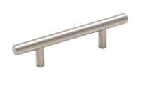 10pk cabinet pull brushed nickel | 3 inch (76 mm)