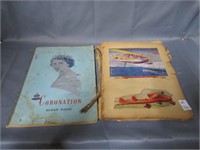 vintage books, coronation scrap book and more