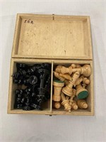 Wooden Chess Piece Set