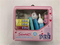 Pez Hello Kitty & My Melody tin and containers w c