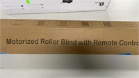 Motorized roller blind with remote