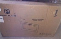Sunny Flame Electric Fireplace Untested