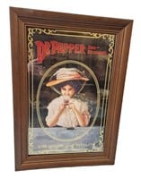 Antique Dr. Pepper Mirror 29 1/4" x 21"