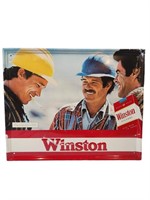 2 Winston Cigarette Signs 1981 21 1/2" x 17 1/2"