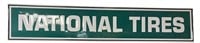 National Tires Embossed Sign