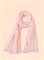 A NEW DAY SCARF- PINK CHECKERED