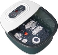 FOOT SPA BATH MASSAGER WITH HEAT BUBBLES