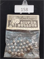 1950's The Lone Ranger Silver Bullet Marbles