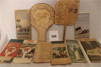 EARLY ADVERTISEMENT & EARLY MAPS LOT