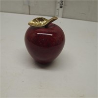 Marble Apple Paper Weight