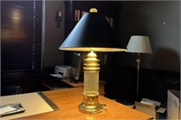 Brass Lantern Style Table Lamp