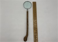 Long Old Magnifying Glass