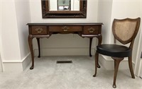 Queen Anne Style Writing Desk & Chair