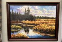 Peggy Corthouts Original Landscape Oil Painting