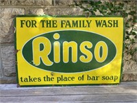 Original Rinso Enamel Sign