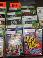 10 XBOX GAMES IN CASES