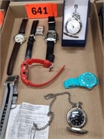 LOT VARIOUS MENS WOMENS WATCHES