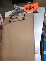 LOT OF METAL & OTHER CLIPBOARDS